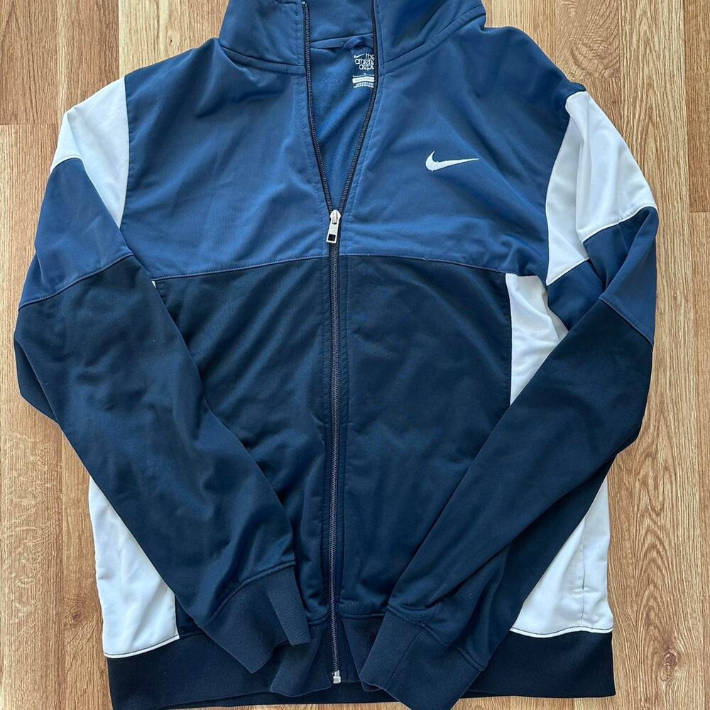Nike Athletic Dept 90s navy zip jacket